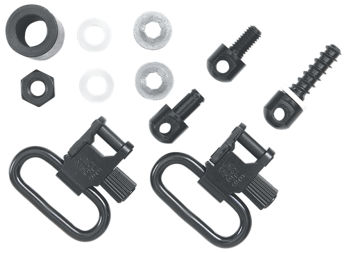 Uncle Mike's 12312 Super Swivel  Quick Detach 115 MCS Blued 1" Loop  Compatible w/Most Pump & Auto Shotguns