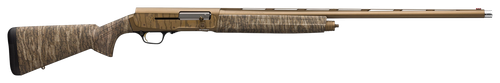 Browning 0118472004 A5 Wicked Wing 12 Gauge with 28" Barrel, 3.5" Chamber, 4+1 Capacity, Burnt Bronze Cerakote Metal Finish & Mossy Oak Bottomland Synthetic Stock Right Hand (Full Size)