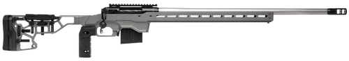 Savage Arms 57562 110 Elite Precision 338 Lapua Mag 5+1 30" Matte Stainless, Matte Black Rec, Gray Cerakote Adjustable MDT ACC Aluminum Chassis Stock (MB Not Included)