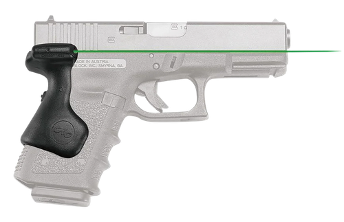 Crimson Trace 0167501 Lasergrips  Compatible w/Glock Compact Gen5 19/Gen4 19, 23, 32/Gen5 19 Gen 4, Green Laser Black Polymer