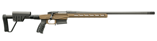 Bergara Rifles BPR3722CM Premier MgLite Full Size 22 Creedmoor 5+1 20" Carbon Fiber CURE Carbon Fiber Barrel, Graphite Black Cerakote Steel Receiver, Flat Dark Earth XLR  Folding Chassis