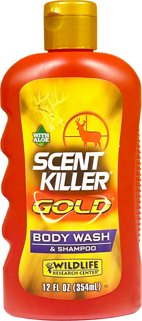 Wildlife Research 1240 Scent Killer Gold Body Wash/Shampoo Odor Eliminator 12 oz Bottle