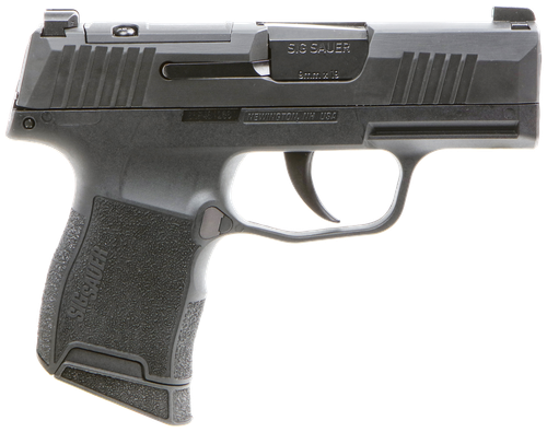 Sig Sauer 3659BXR3P P365 BXR Micro-Compact 9mm Luger 10+1 3.10" BlackBarrel, Black Nitron Optic Ready/Serrated Slide, Black Polymer Grips