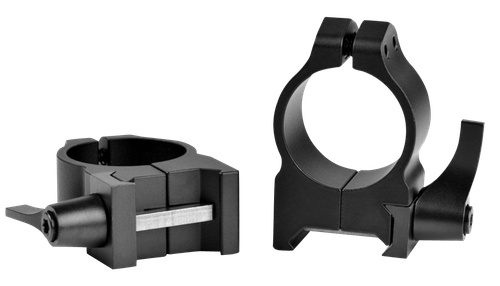 Warne 201LM Vertical Rings Maxima Matte Black 1" Medium Quick Detach 0 MOA