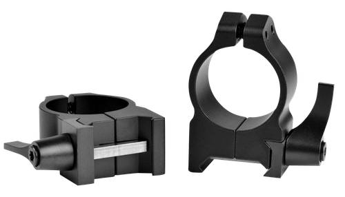 Warne 201LM Vertical Rings Maxima Matte Black 1" Medium Quick Detach 0 MOA