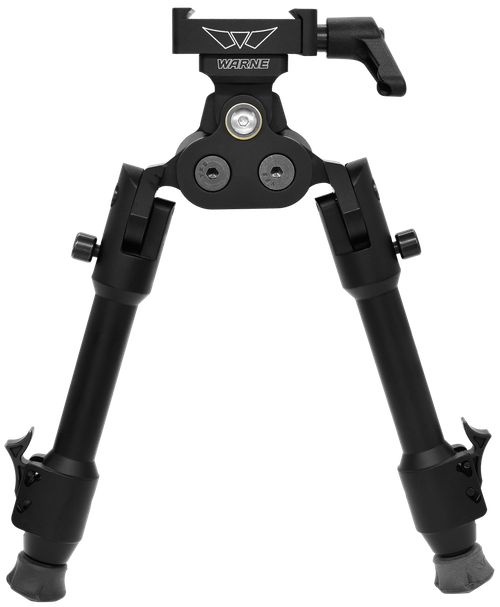 Warne 7924M Skyline Pro Bipod  Black Anodized ARCA Interface Head with Precision Legs