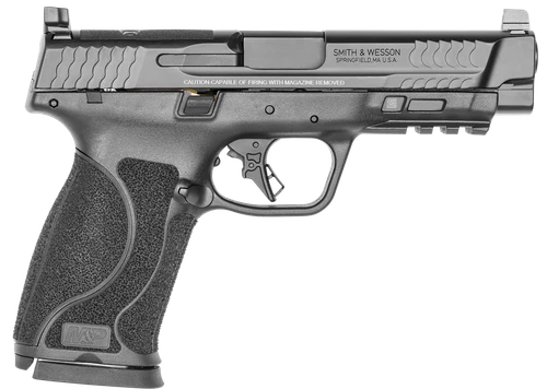 Smith & Wesson 13387 M&P M2.0  Full Size 10mm Auto 15+1 4.60" Black Armornite Stainless Steel Barrel & Optic Cut/Serrated Stainless Steel Slide, Matte Black Polymer Frame w/Picatinny Rail