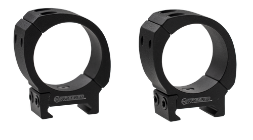Wheeler 1133751 Sporter Scope Rings  Black 30mm Medium