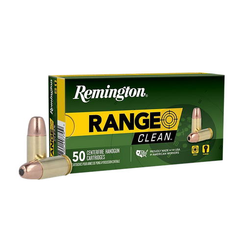 Remington Ammunition 27681 Range  9mmLuger 115gr Flat Nose Enclosed Base 50 Per Box/10 Case
