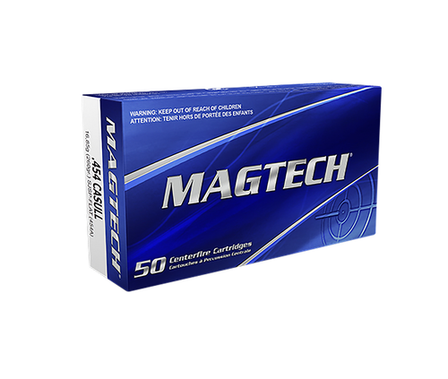 Magtech 454A Range/Training  454Casull 260gr Semi Jacketed Soft Point Flat 20 Per Box/50 Case
