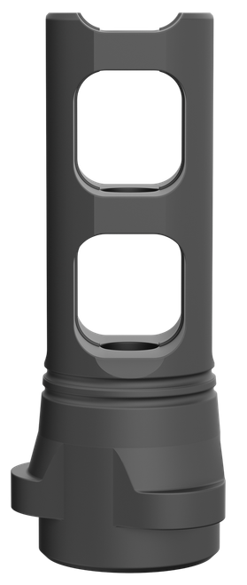 Breek Arms BRK4310 Breek LOK 3QD Gemini Dual-Port Black Nitride Steel 1/2"x28 Threads 223 Cal/5.56mm