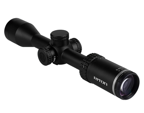 Riton Optics 1P39AS23 1 Primal Black 3-9x 40mm 1" Tube RHR Reticle