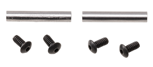 Rise Armament 12005 Anti-Walk Pin Set  Black Stainless Steel AR Platform