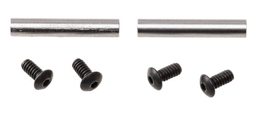 Rise Armament 12005 Anti-Walk Pin Set  Black Stainless Steel AR Platform