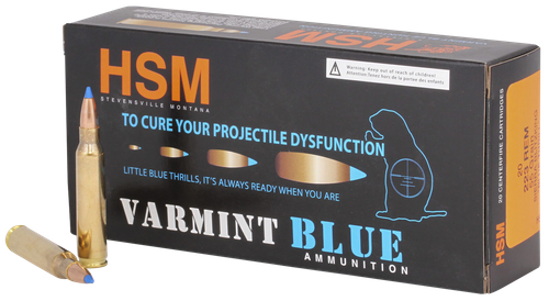 HSM 22354N Varmint  223 Rem 54gr Sierra BlitzKing 20 Per Box/ 25 Case