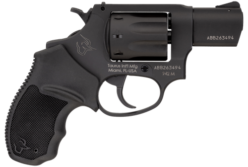 Taurus 2942M021UL 942 Ultra-Lite 22 WMR 8rd 2" Matte Black Finish Barrel, Matte Black Finish Cylinder, Black Anodized Finish Aluminum Frame & Finger Grooved Black Polymer Grip