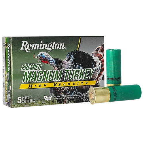 Remington Ammunition 28041 Premier Magnum Turkey High Velocity 12 Gauge 3.50" 2 oz 5 Shot 5 Per Box/ 20 Cs