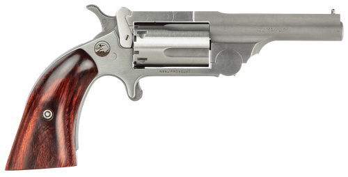 North American Arms 22MR250 Ranger II  22 WMR 5 Shot 2.50" Stainless Steel Barrel, Stainless Steel Frame, Stainless Cylinder, Wood Boot Grip, Exposed Hammer