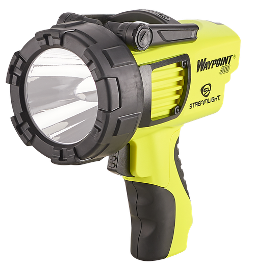 Streamlight 44910 WayPoint 400 38/600/1400 Lumens White LED Yellow Polycarbonate 1,265 Meters