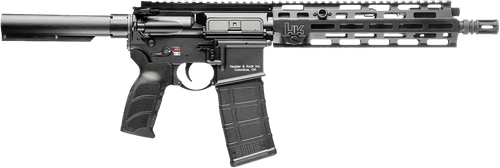 HK 81001051 MR556 A4 5.56x45mm 10+1 11" Black Threaded Barrel, M-LOK Handguard, Black Picatinny Rail Receiver, Black Pistol Tube, Black Polymer Grip, Ambidextrous