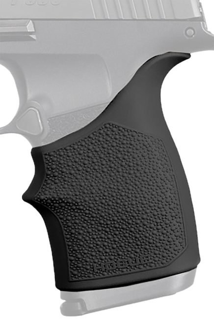 Hogue 18710 Grip Sleeve Handall Beavertail Black Rubber