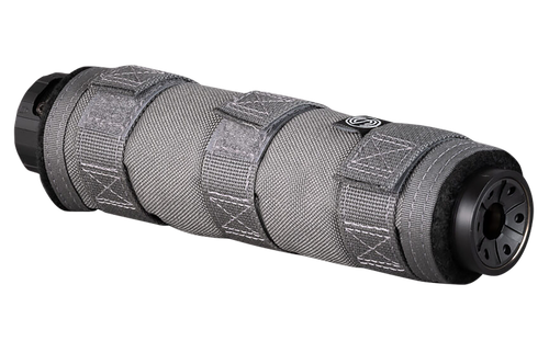 SilencerCo AC1982 High Temp Suppressor Cover 7.50" Gray Nylon