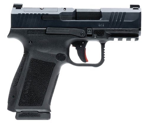 Canik HG7884N Mete MC9L Sub-Compact Frame 9mm Luger 10+1 3.18" Black Nitride Steel Barrel, Black Nitride Serrated Steel Slide, Black Polymer Frame w/Picatinny Rail, Black Polymer Grip