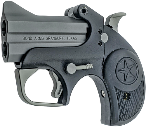 Bond Arms BABU Backup Original 9mm Luger 2rd Shot 2.50" Bead Blasted/Anti-Glare Textured Black Rubber Grips