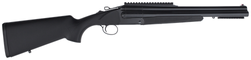 Charles Daly 930110 Triple Threat  Full Size 12 Gauge Break Open 3" 3 18.50" Blued Triple Barrel, Blued Steel Receiver w/Picatinny Rail, Checkered Black Synthetic Stock, Right Hand
