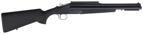Charles Daly 930110 Triple Threat  Full Size 12 Gauge Break Open 3" 3 18.50" Blued Triple Barrel, Blued Steel Receiver w/Picatinny Rail, Checkered Black Synthetic Stock, Right Hand