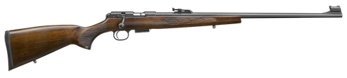 CZ-USA 02301 CZ 457 Lux 22 LR Caliber with 5+1 Capacity, 24" Barrel, Black Nitride Metal Finish & Turkish Walnut Stock Right Hand (Full Size)