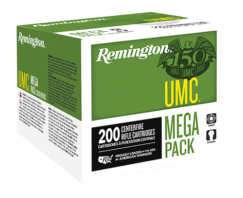 Remington Ammunition 20109 UMC Mega Pack 300Blackout 220gr Open Tip Flat Base 200 Per Box/1 Case *Loose