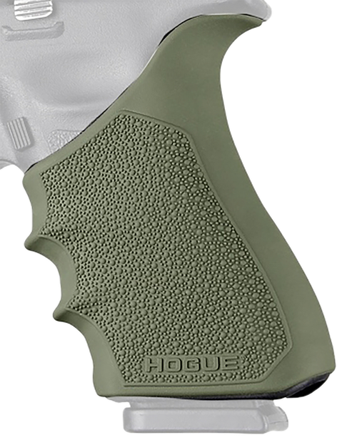 Hogue 17031 Grip Sleeve Handall Beavertail OD Green Rubber