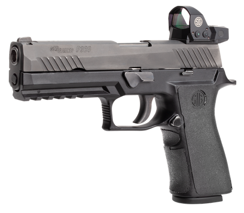 Hogue 17680 Wrapter Adhesive Grip made of Rubber with Black Finish & Grain Texture for Sig P320 Full Size with Medium X Series Module