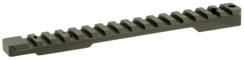 Talley PLO252700 Remington 700 Picatinny Rail  Black Anodized Long Action 0 MOA