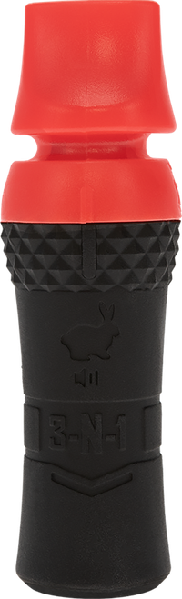 Hunters Specialties HSJS3N1PRCALL 3-In-1 Predator Call Black/Red