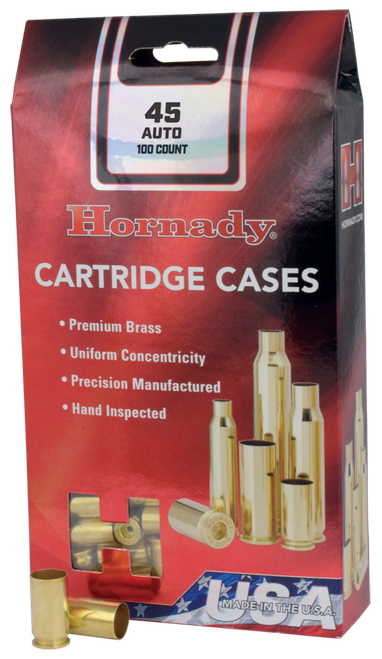 Hornady 8602 Unprimed Cases Cartridge 22 Hornet Rifle Brass