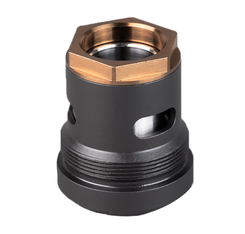 SilencerCo AC2448 3-Lug Mount  45 ACP Black Steel