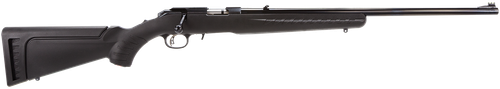 Ruger 8311 American Rimfire Full Size 17 HMR 9+1 22" Satin Blued Steel Barrel & Alloy Steel Receiver w/Integral Scope Mount, Black Fixed Synthetic Stock, Right Hand