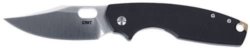 CRKT 5321 Pilar IV 3.09" Folding Plain Satin D2 Steel Blade/Black/SS G10/SS Handle Includes Pocket Clip