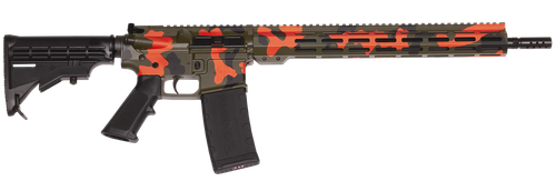 Great Lakes Firearms GL15223MCMP AR-15 Mission 223 Wylde 30+1 16", Deer Camp Camo Rec/15" M-Lok Handguard, Black Carbine Stock & A2 Grip, Muzzle Brake