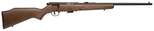 Savage Arms 90700 93 G Full Size 22 WMR 5+1 21" Matte Black Sporter Barrel, Matte Black Drilled & Tapped Carbon Steel Receiver, Satin Hardwood Fixed Stock, Right Hand