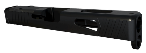 Rival Arms RA10G106A Precision Slide A1 with Docter Cut Black QPQ Case Hardened 17-4 Stainless Steel for Glock 17 Gen4