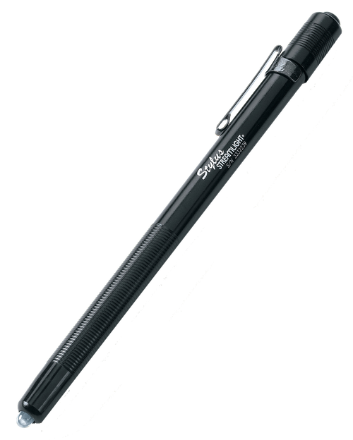 Streamlight 65018 Stylus PenLight  Black Anodized 11 Lumens White LED