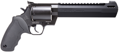 Taurus 2500081RH Raging Hunter  Large Frame 500 S&W Mag 5rd 8.38" Black Ported/Target Crown Barrel, Matte Black Oxide Cylinder, Black Steel Frame Black Rubber Grip