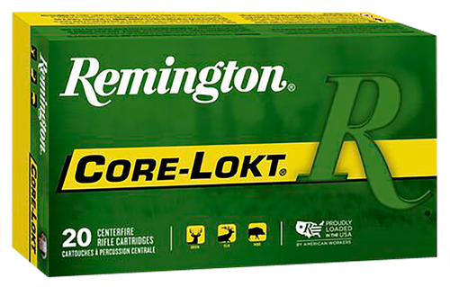 Remington Ammunition 21401 Core-Lokt  30-06Springfield 125gr Pointed Soft Point Core-Lokt 20 Per Box/10 Case