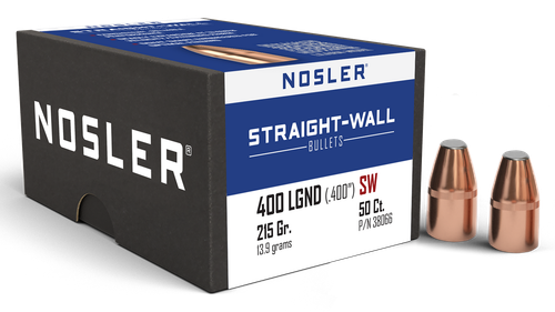 Nosler 38066 Straight Wall  400Legend 215gr Power Point 50CT