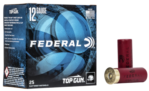 Federal TGL1275 Top Gun  12Gauge 2.75" 1 1/8oz 7.5Shot 25 Per Box/10 Case
