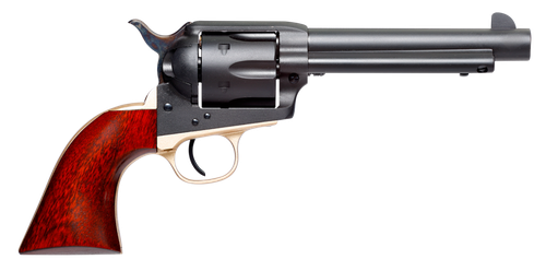 Taylors & Company 550429 Old Randall  357 Mag Caliber with 5.50" Barrel, 6rd Capacity Cylinder, Overall Matte Blued Finish Steel & Walnut Grip