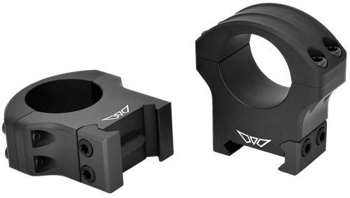 Warne 8502M HyperLite  Matte Black MagnaFusion Alloy 1" Tube High Maxima/Weaver/Picatinny